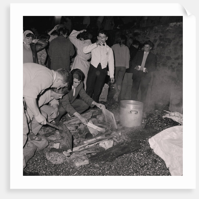 Belle Vue hotel beach barbeque, Port Erin by Manx Press Pictures