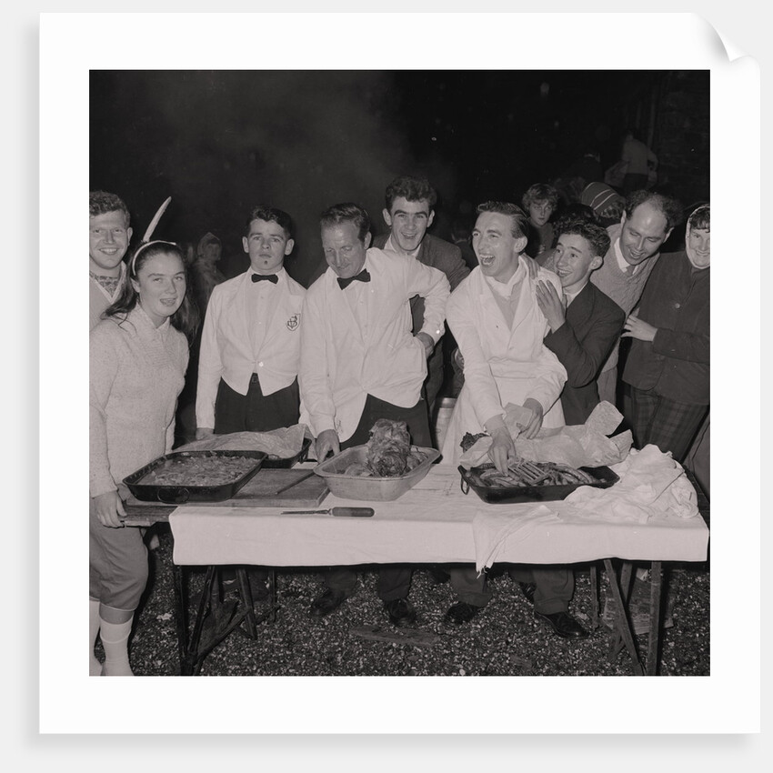 Belle Vue hotel beach barbeque, Port Erin by Manx Press Pictures