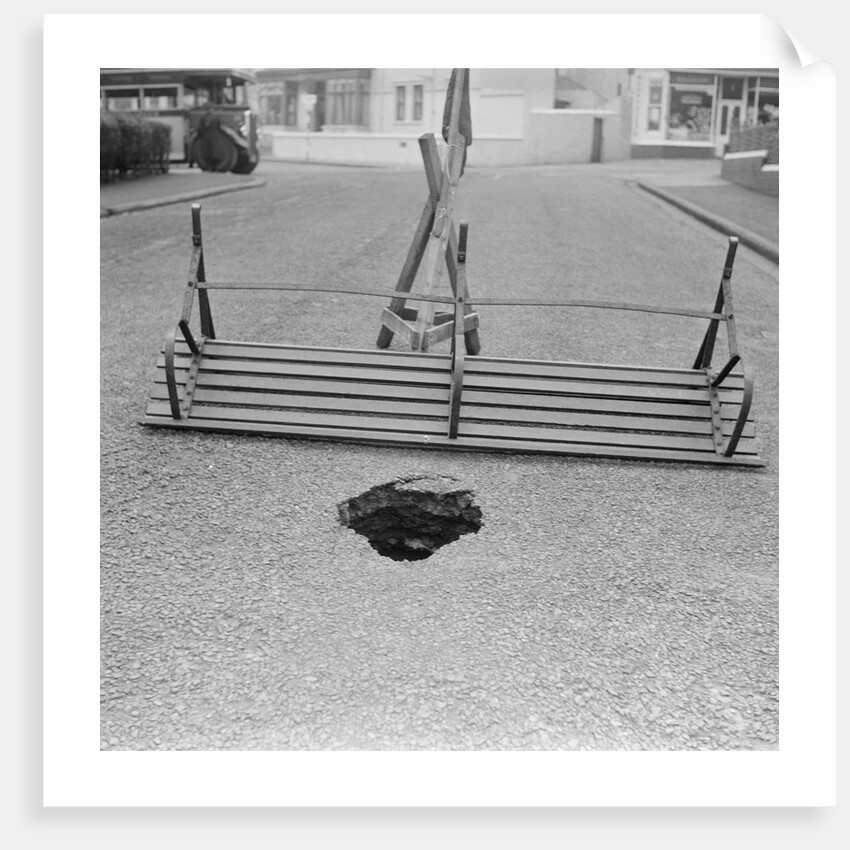 Hole in Murrays Road, Douglas by Manx Press Pictures