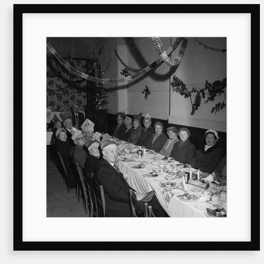Pensioners Christmas party, Peel by Manx Press Pictures