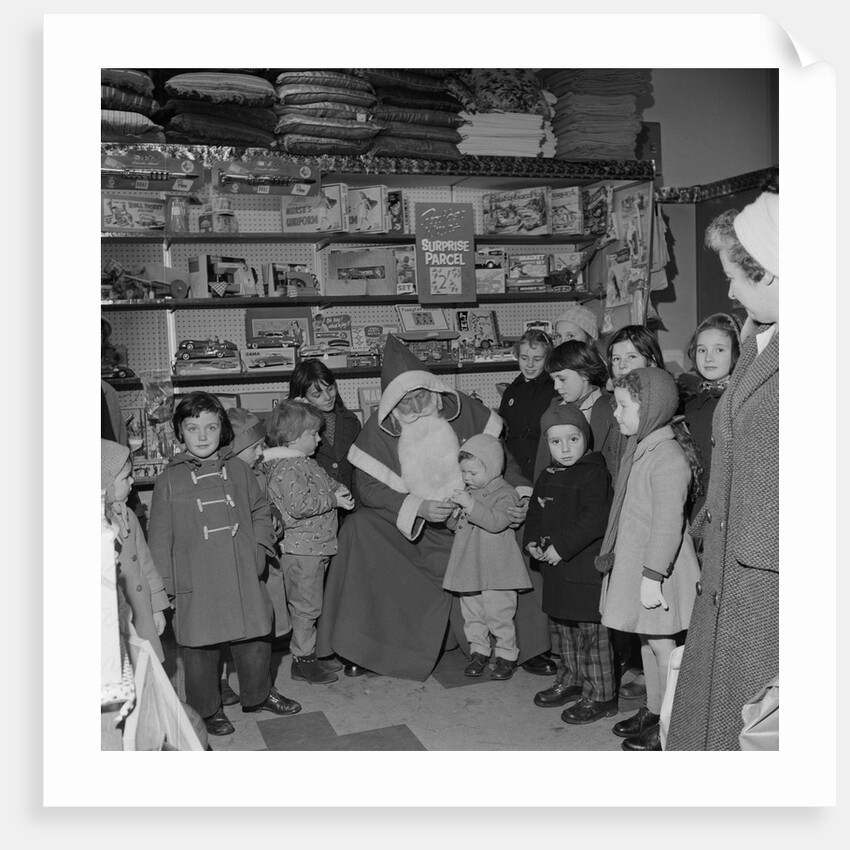 Father Christmas at the Co-Op, Douglas (?) by Manx Press Pictures