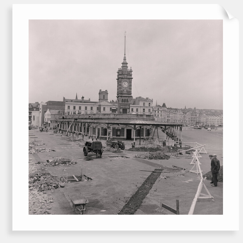 Sea terminal demolition, Douglas Pier by Manx Press Pictures
