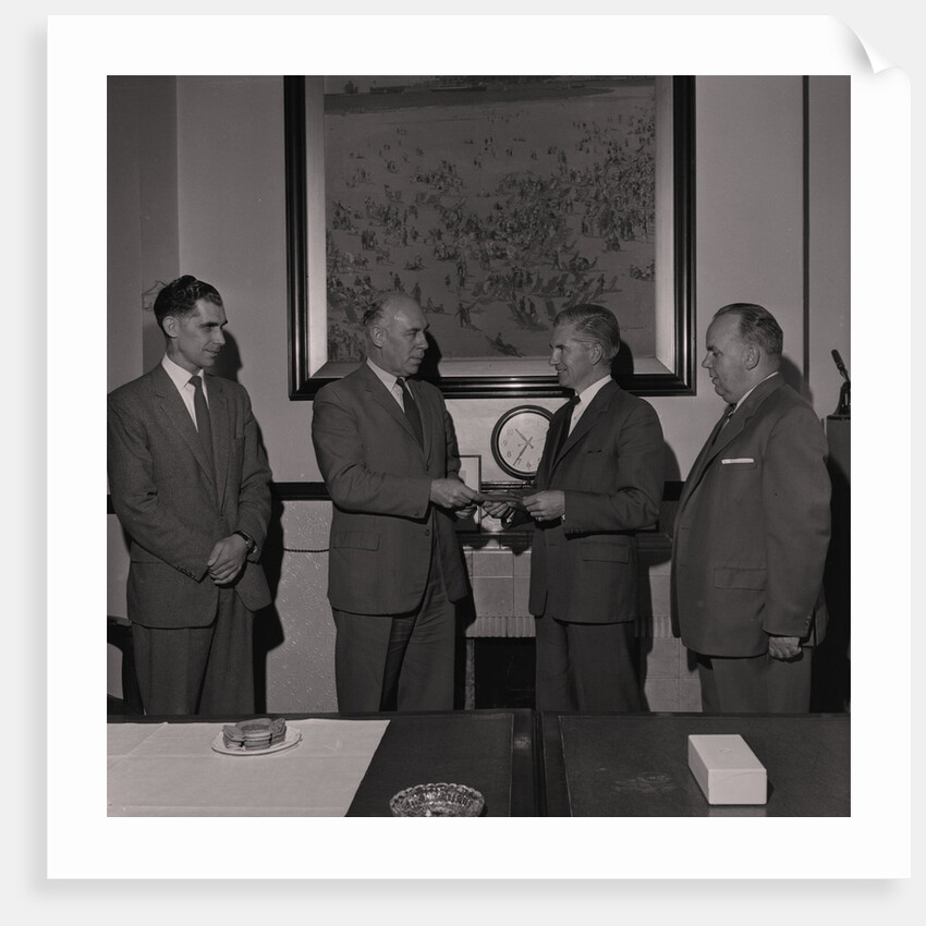 TV All Stars Cheque to Chief Constable at Tourist Board by Manx Press Pictures