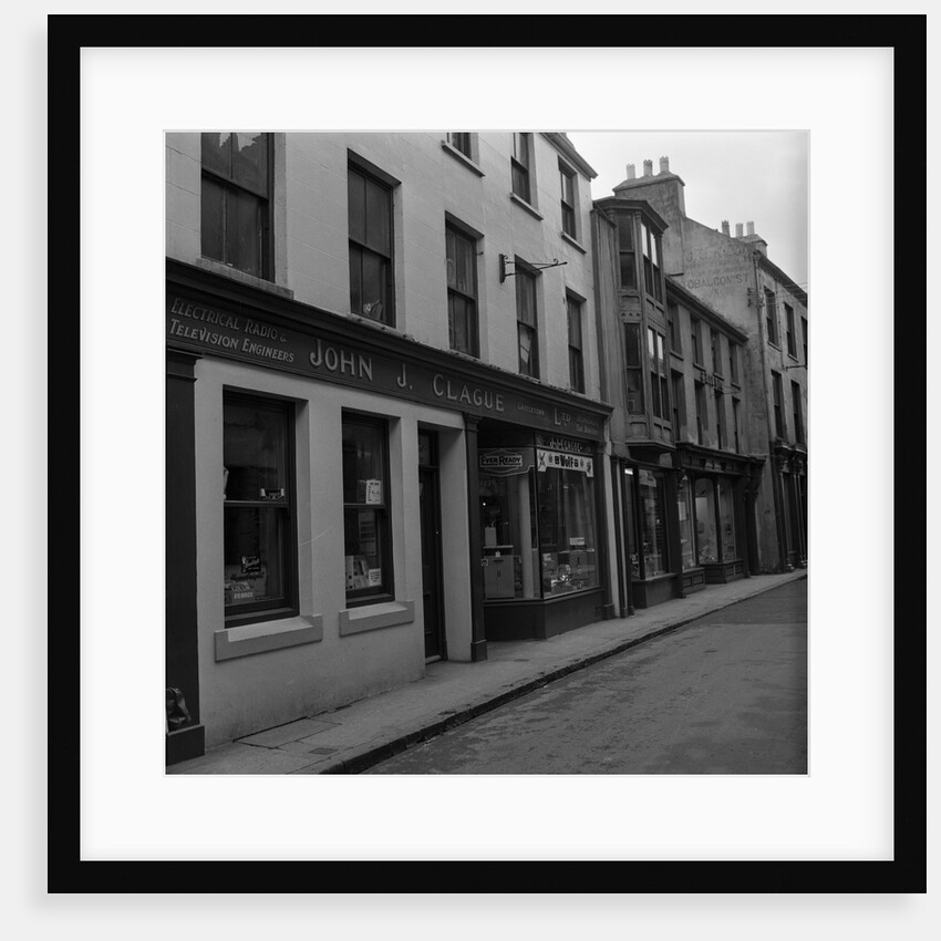 John J.Clague's shop, Castletown by Manx Press Pictures