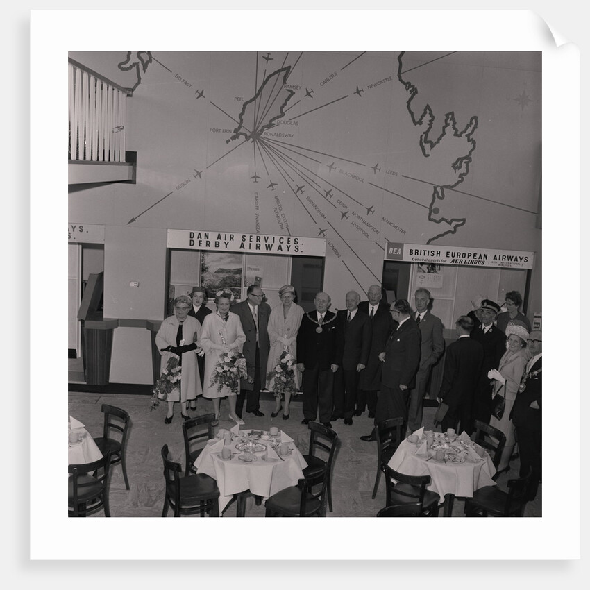 Opening of the Air Terminal at the Douglas Bus Station by Manx Press Pictures
