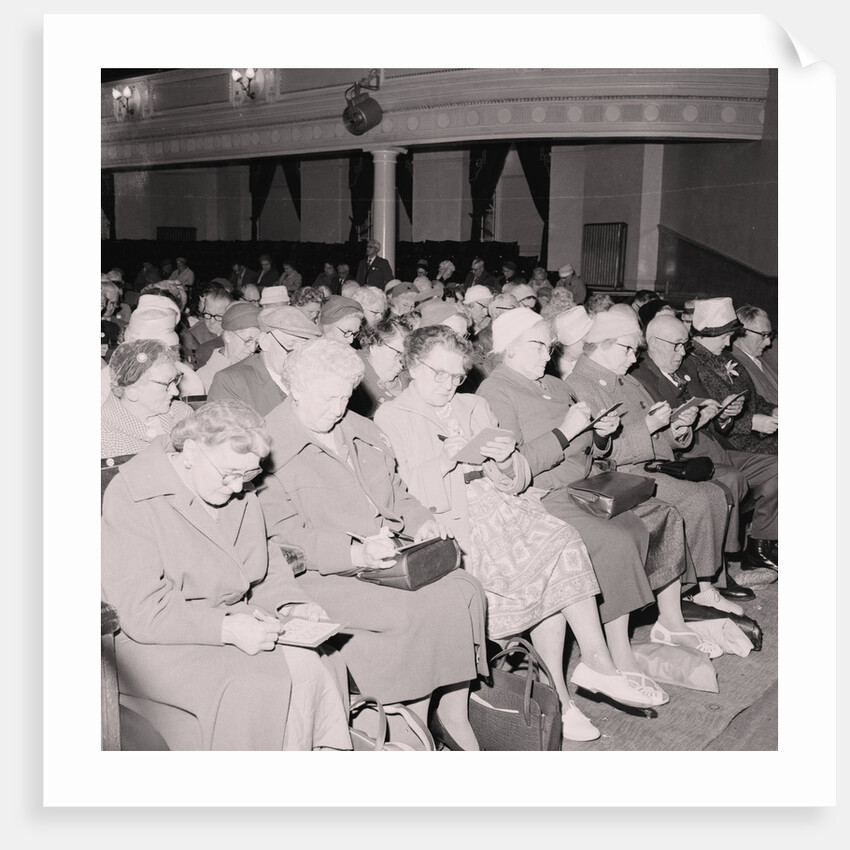 Old age pensioners bingo, Villa Marina by Manx Press Pictures