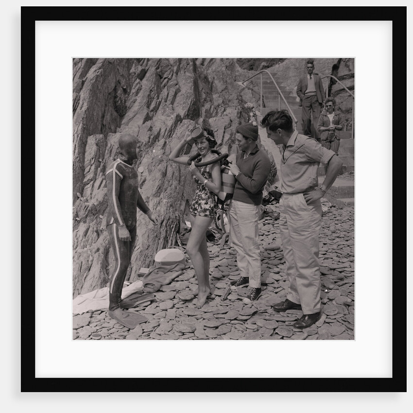 Skin divers, Port Jack by Manx Press Pictures
