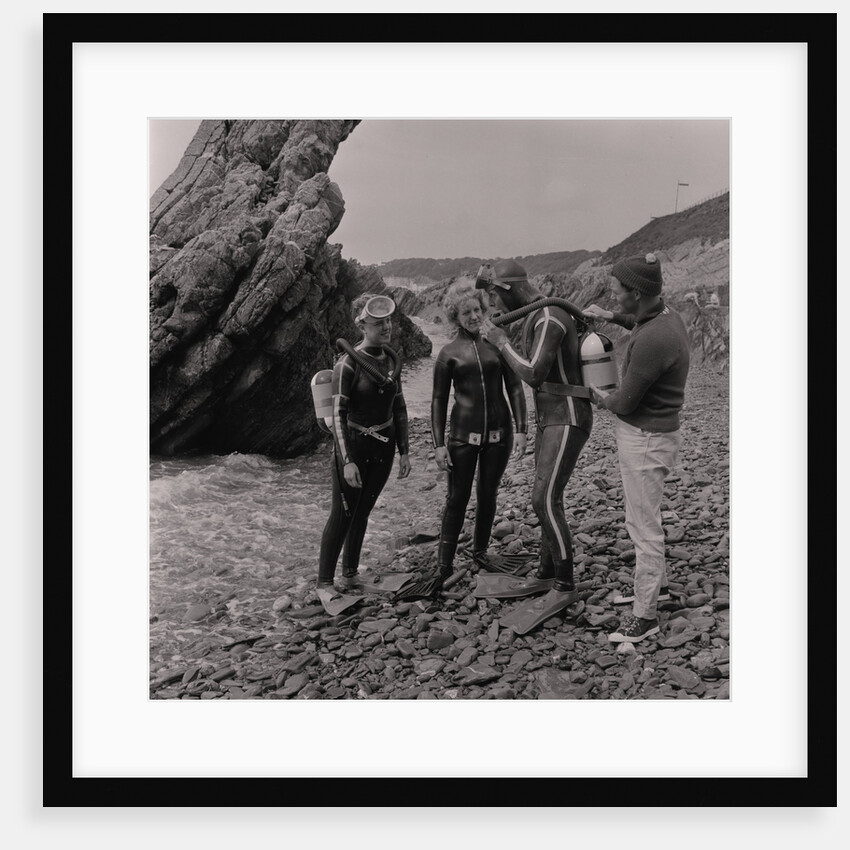 Skin divers, Port Jack by Manx Press Pictures
