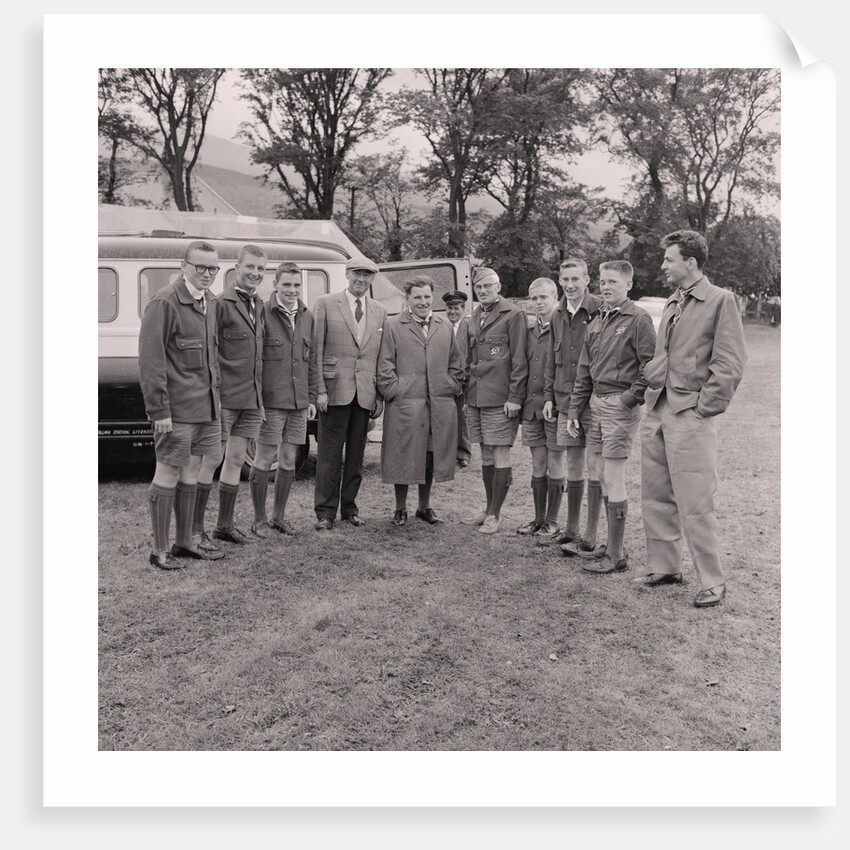 American boy scouts at the Ramsey Agricultural Show by Manx Press Pictures