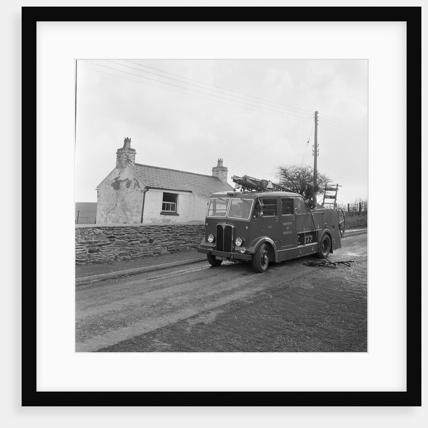Cottage Fire, Bird's, Isle of Man by Manx Press Pictures