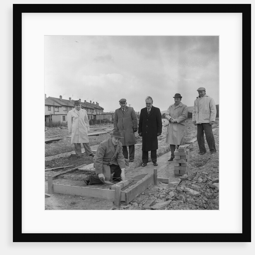 New housing estate, Onchan, Ballachrink Foundation by Manx Press Pictures