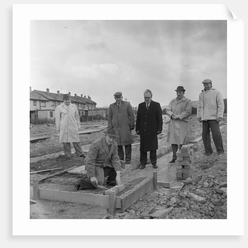 New housing estate, Onchan, Ballachrink Foundation by Manx Press Pictures