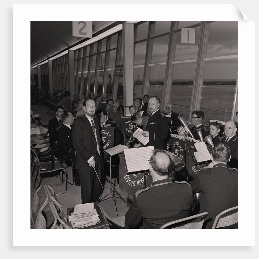 Town Band at Douglas Sea Terminal by Manx Press Pictures