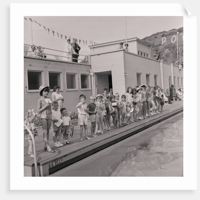 Beach Wear Competition, Peel Swimming Baths by Manx Press Pictures
