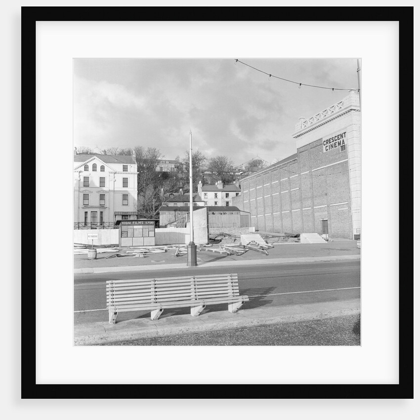 Site after removal of Crescent Pavilion, Douglas by Manx Press Pictures