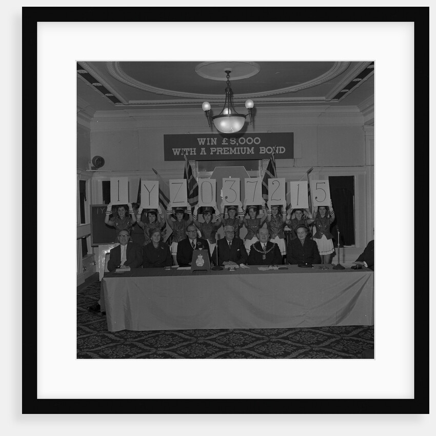 Switching on ERNIE Premium Bond Lottery, Villa Marina, Douglas by Manx Press Pictures