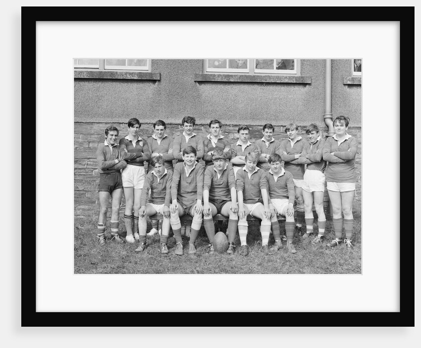 Boys rugby team at Boys' High School, Isle of Man by Manx Press Pictures