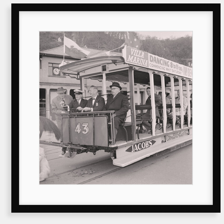 R.T.B.I. President starts horse tram service at Derby Castle by Manx Press Pictures