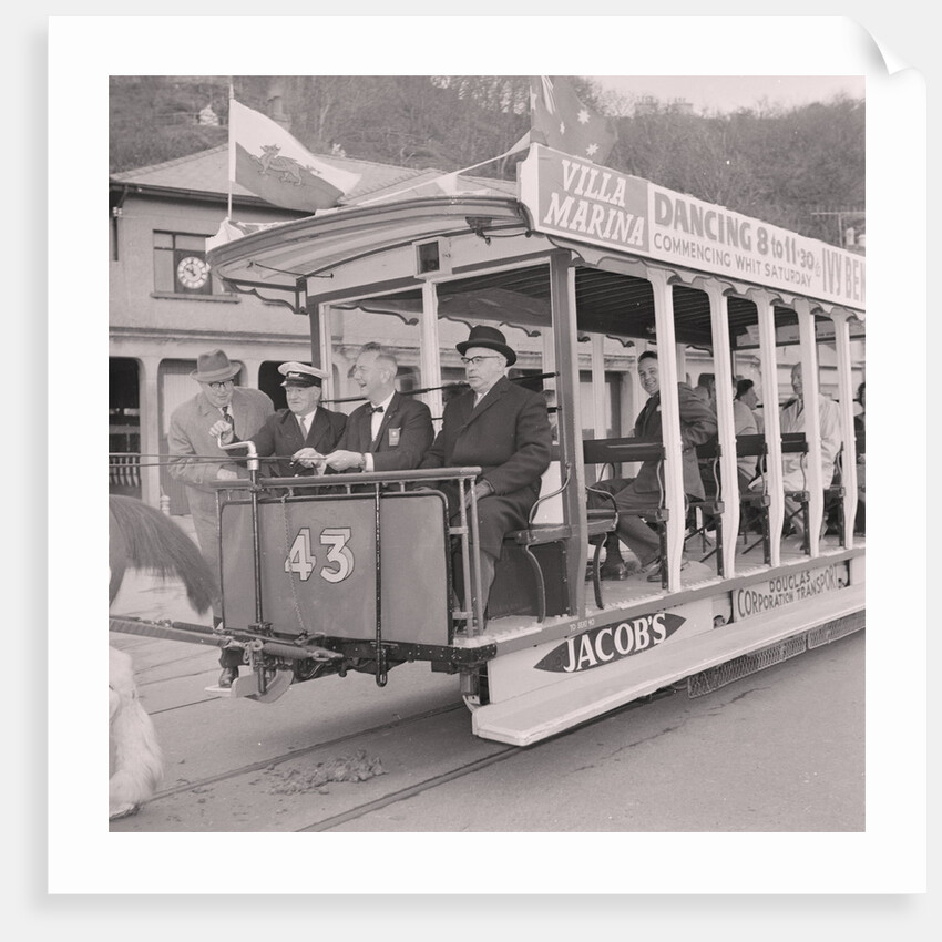 R.T.B.I. President starts horse tram service at Derby Castle by Manx Press Pictures