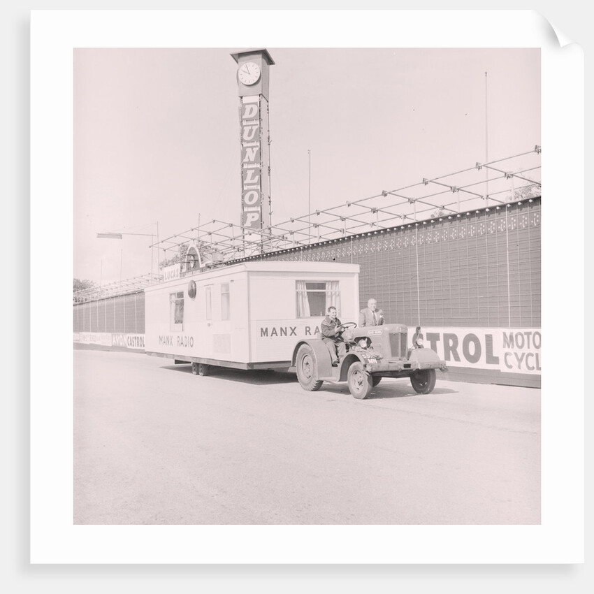 Manx Radio arrives at The Grandstand by Manx Press Pictures