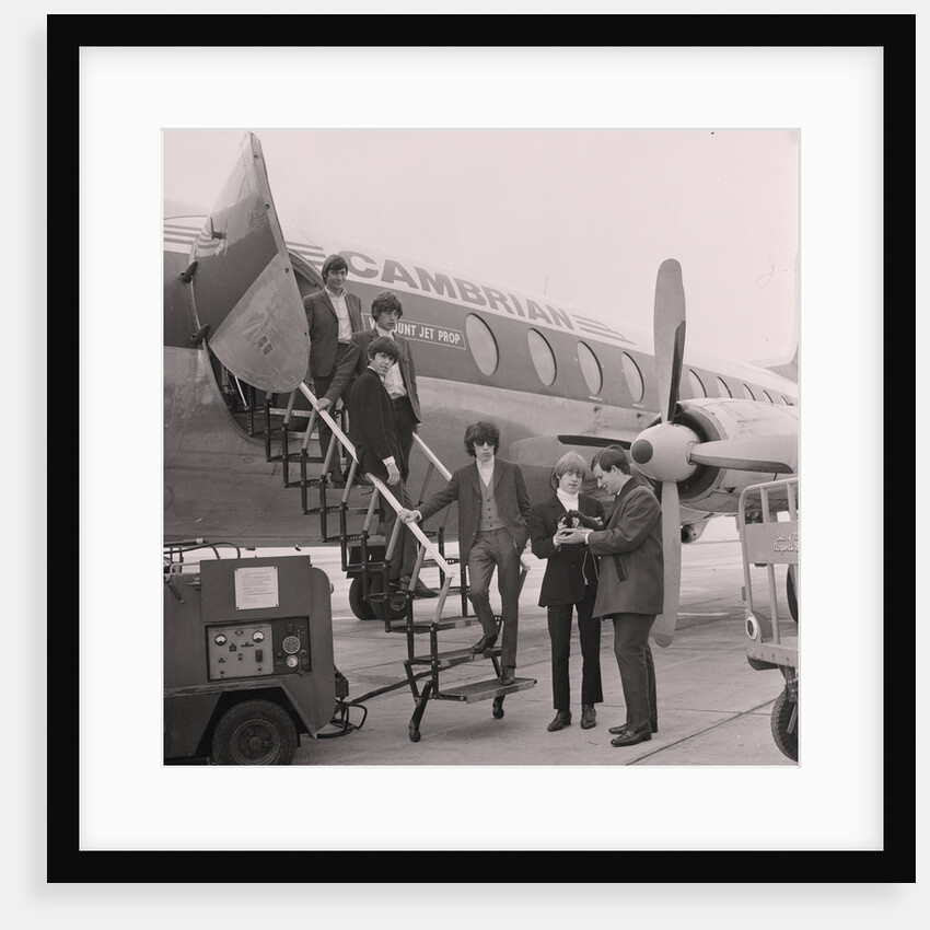 The Rolling Stones land at Ronaldsway Airport by Manx Press Pictures