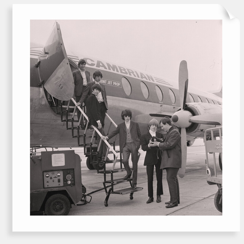 The Rolling Stones land at Ronaldsway Airport by Manx Press Pictures