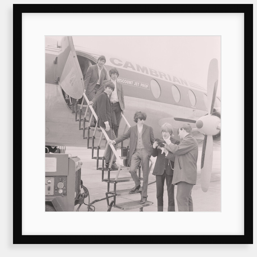 The Rolling Stones land at Ronaldsway Airport by Manx Press Pictures