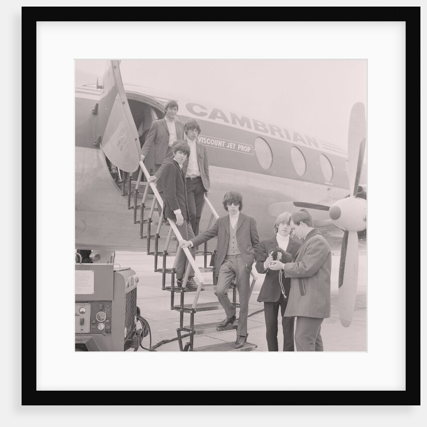The Rolling Stones land at Ronaldsway Airport by Manx Press Pictures