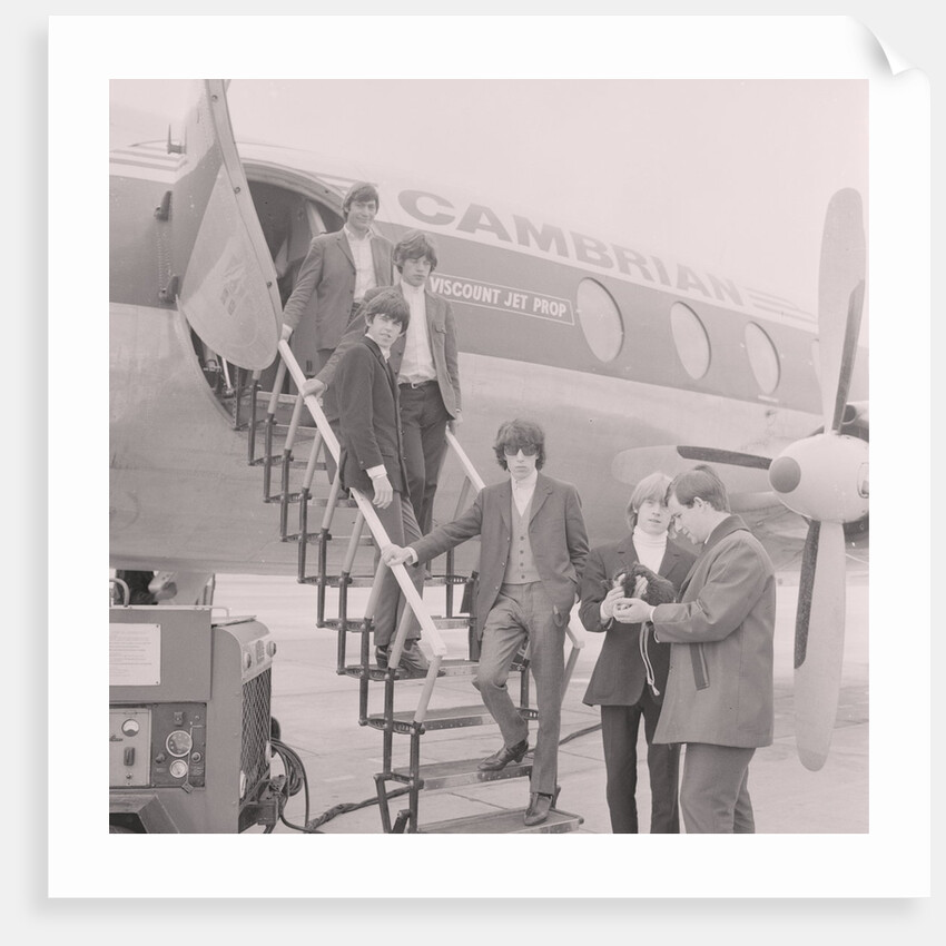 The Rolling Stones land at Ronaldsway Airport by Manx Press Pictures