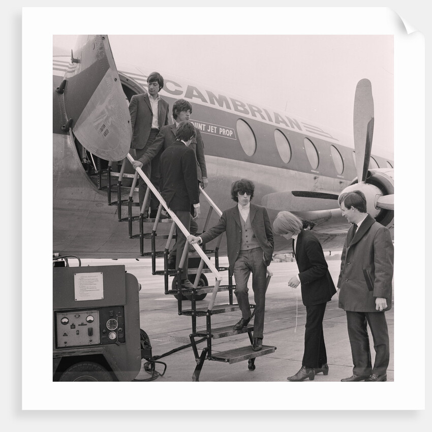 The Rolling Stones land at Ronaldsway Airport by Manx Press Pictures