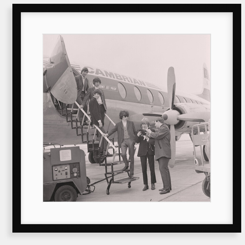 The Rolling Stones land at Ronaldsway Airport by Manx Press Pictures