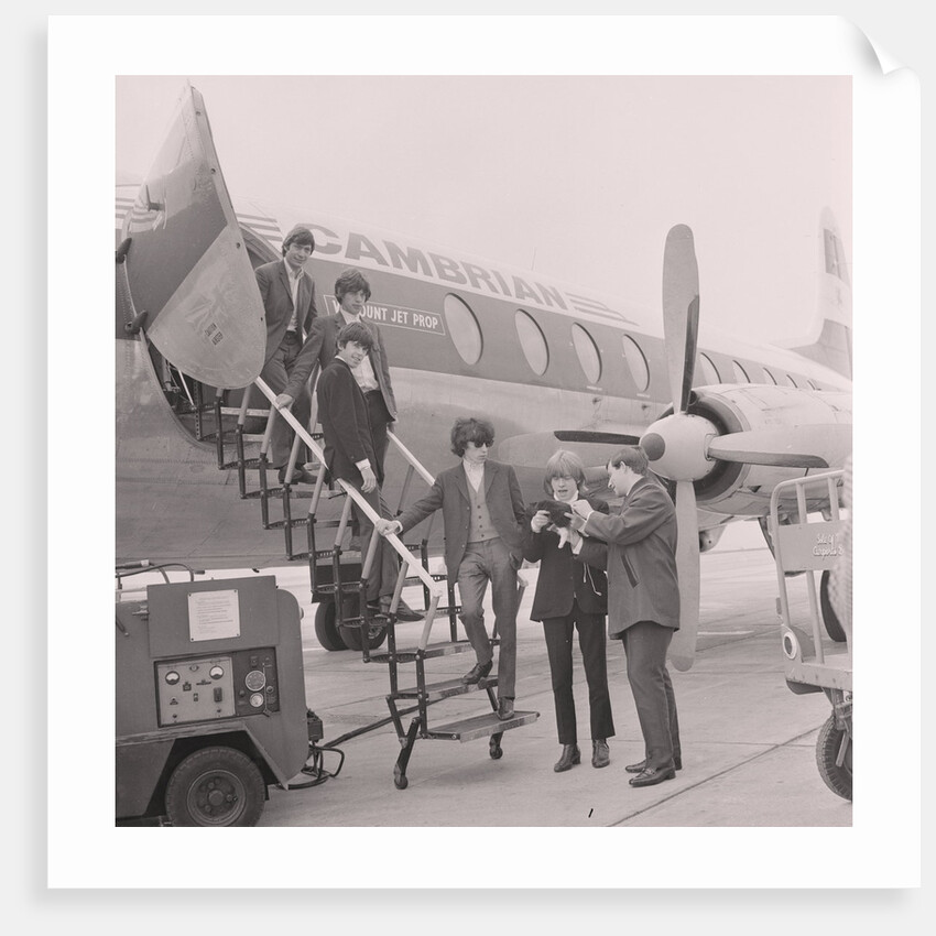 The Rolling Stones land at Ronaldsway Airport by Manx Press Pictures