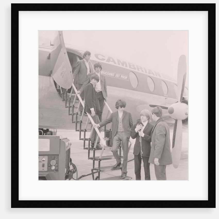 The Rolling Stones land at Ronaldsway Airport by Manx Press Pictures