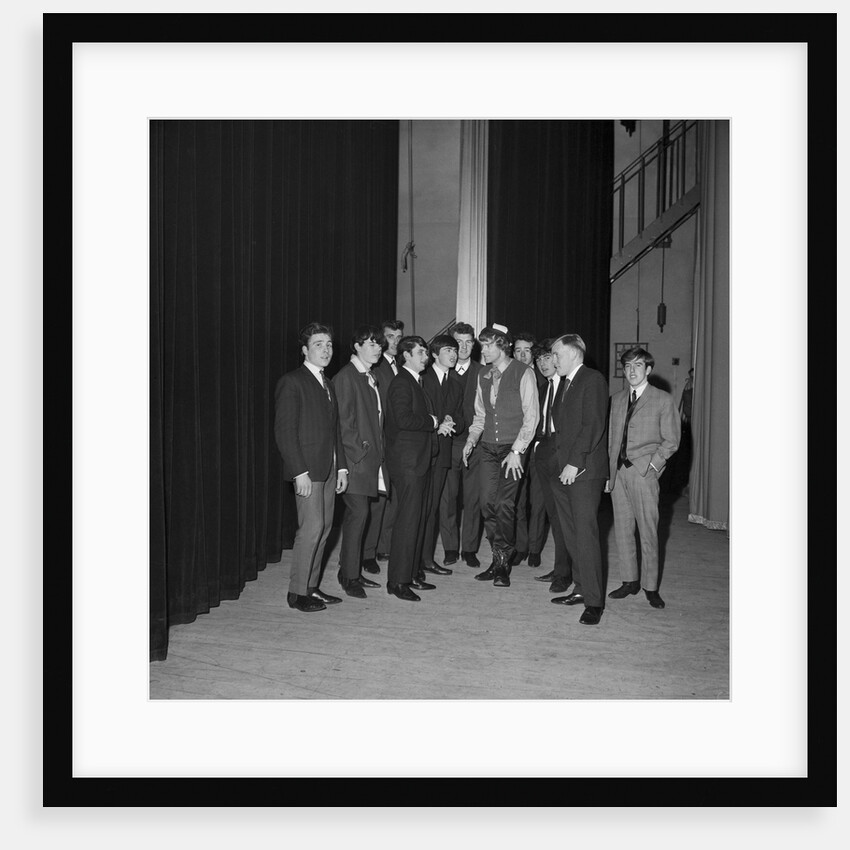 Radio Caroline DJ Tom Lodge and pop groups, Villa Marina, Douglas by Manx Press Pictures