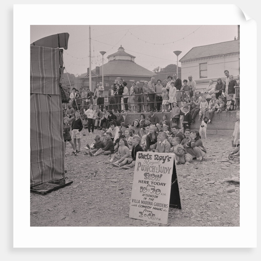 Punch and Judy on Douglas beach by Manx Press Pictures