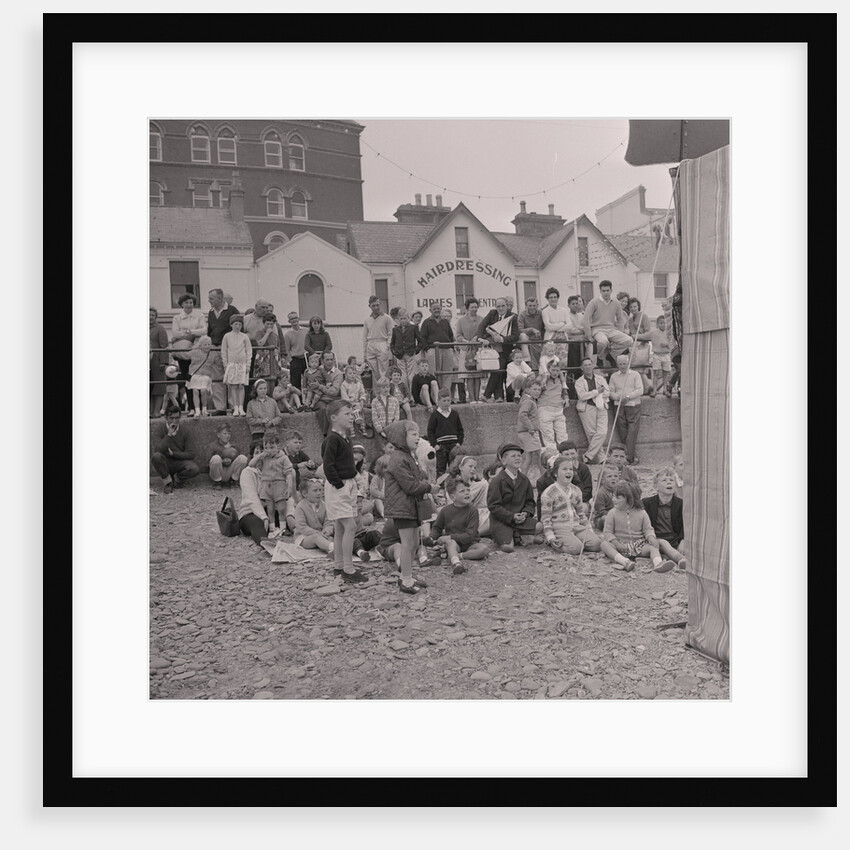 Punch and Judy on Douglas beach by Manx Press Pictures