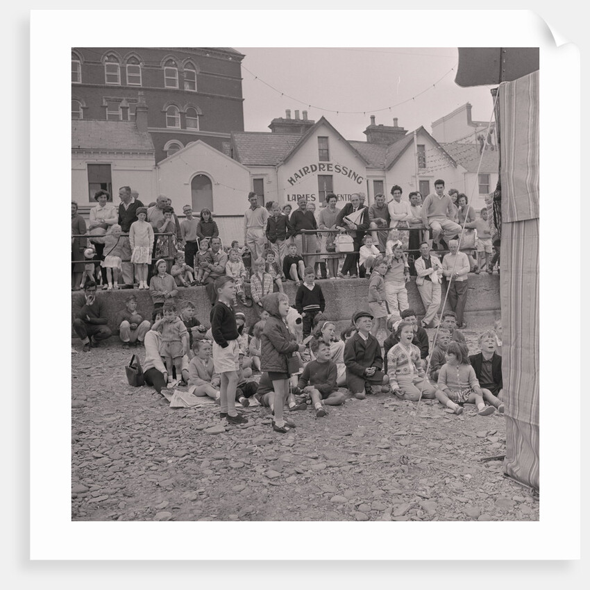 Punch and Judy on Douglas beach by Manx Press Pictures