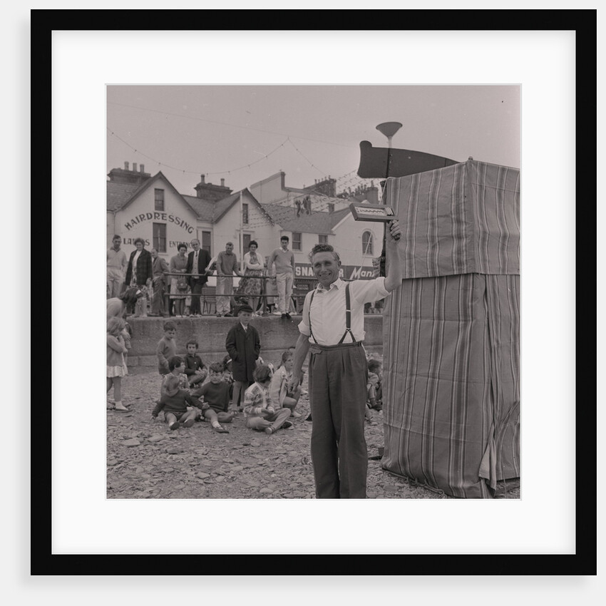 Punch and Judy on Douglas beach by Manx Press Pictures