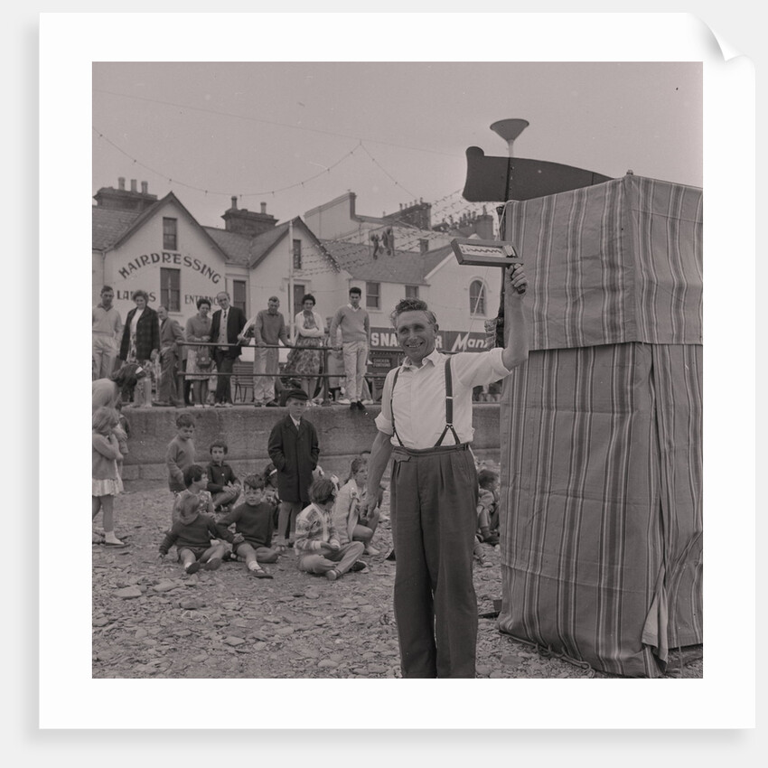 Punch and Judy on Douglas beach by Manx Press Pictures