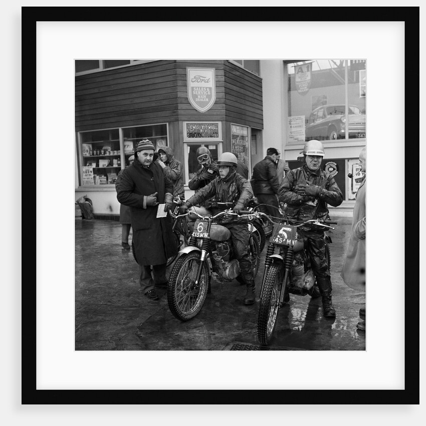 Peveril motorcycle scramble, New Year's Day, Isle of Man by Manx Press Pictures