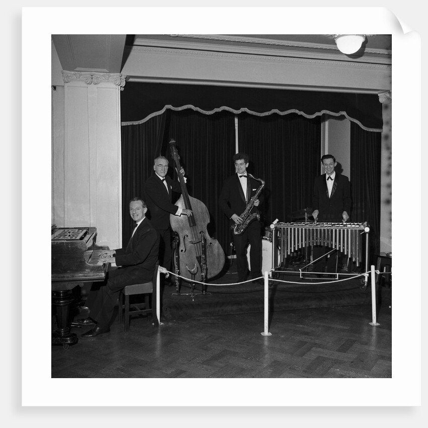Band at the Belle Vue, Isle of Man by Manx Press Pictures