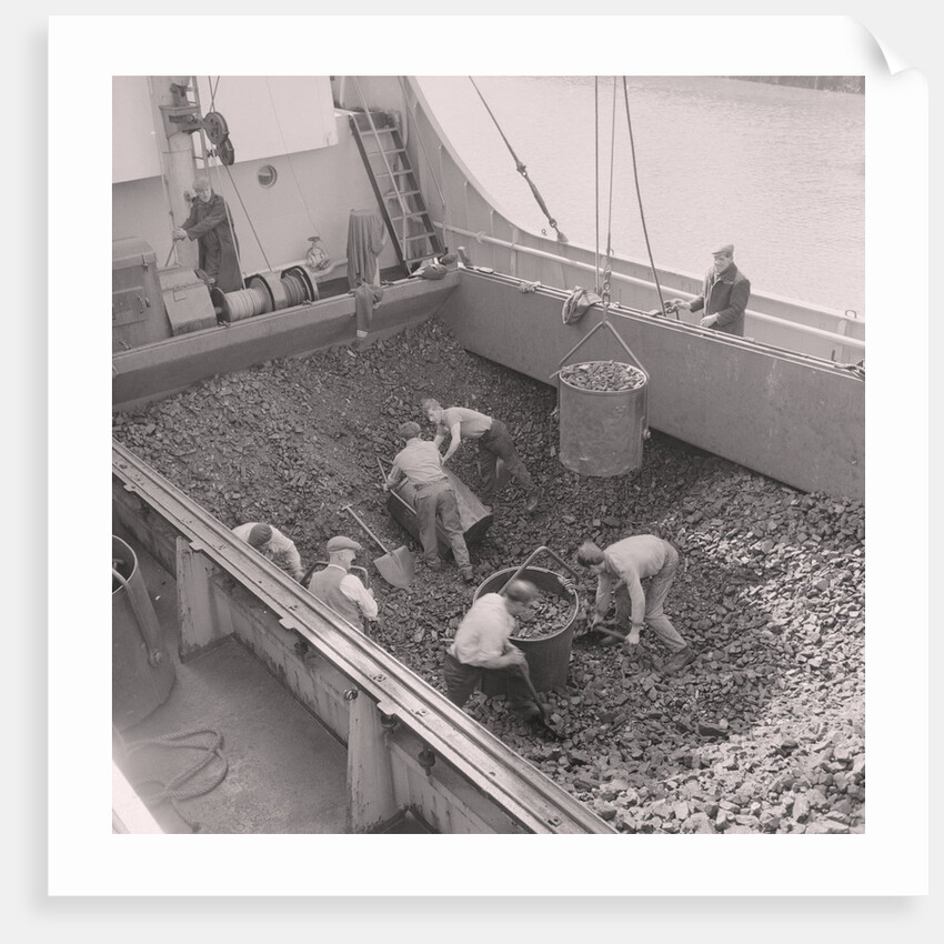 Coal boat for Coal Board by Manx Press Pictures