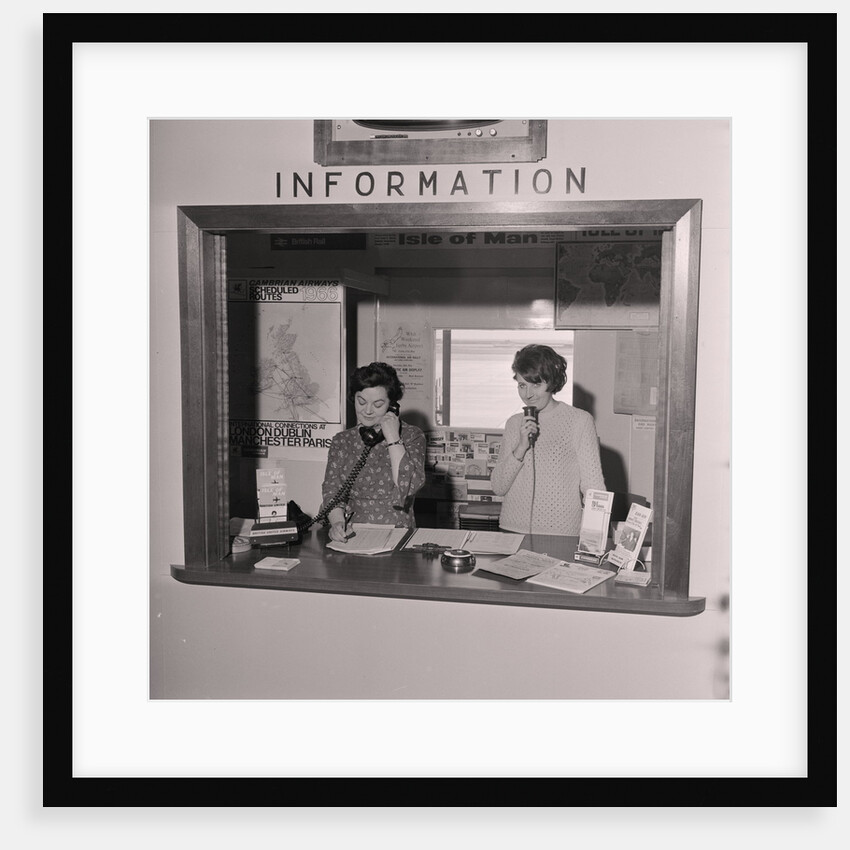 Information desk at Ronaldsway Airport by Manx Press Pictures