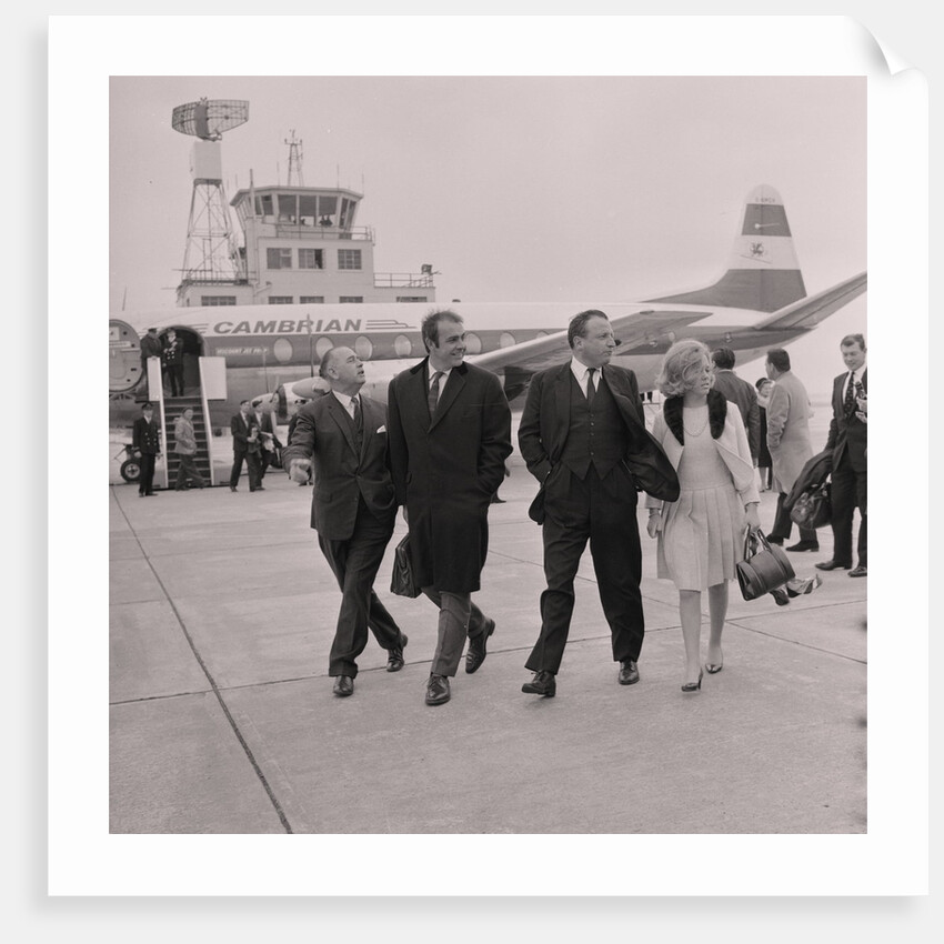 Sean Connery at Ronaldsway Airport by Manx Press Pictures