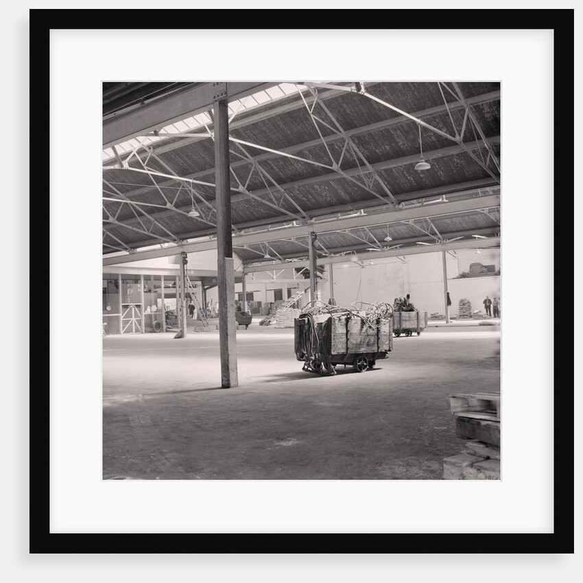 Empty Isle of Man Steam Packet Company warehouses during the 1966 Seamen's Strike, which saw the TT postponed till September that year by Manx Press Pictures