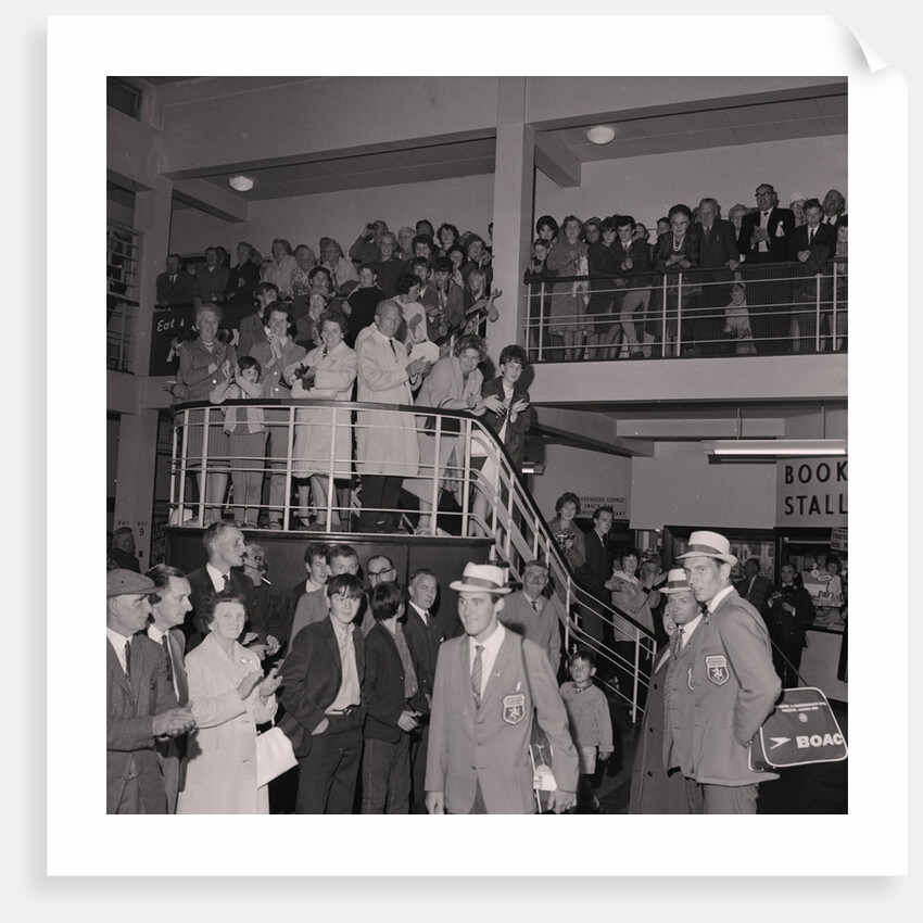 Empire Games Team arrive at Ronaldsway Airport by Manx Press Pictures