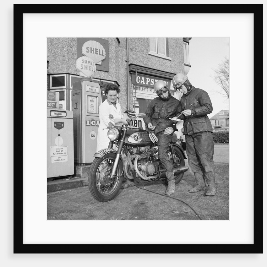 Honda 450 motor cycle, Isle of Man by Manx Press Pictures