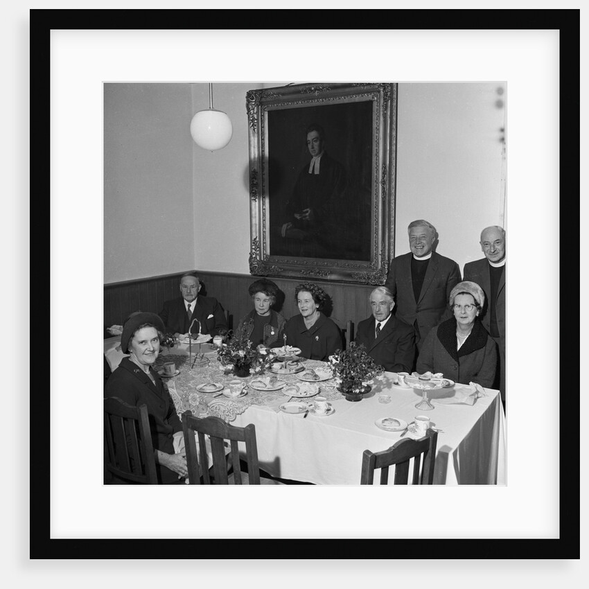 House of Industry tea with Lieutenant Governor Sir Peter Hyla Gawne Stallard (?) by Manx Press Pictures