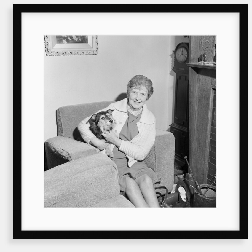 Isleof Man Times Personality with dog, Ramsey by Manx Press Pictures