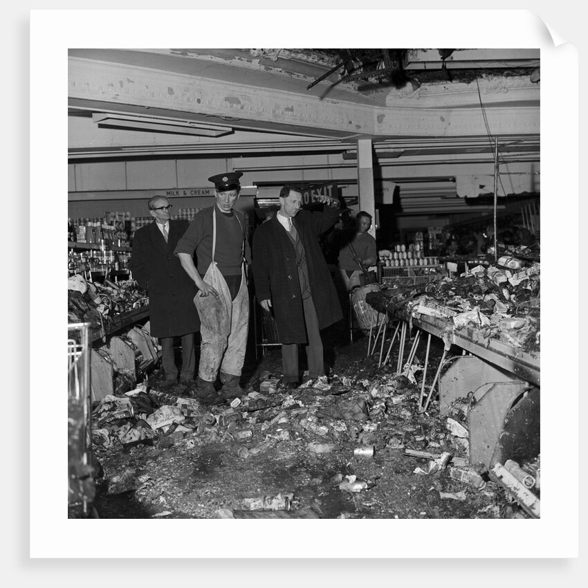 Fire at Maypole, Strand Street, Douglas by Manx Press Pictures